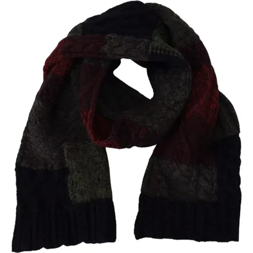 Winter Scarves, male, , Size: ONE SIZE Wool Cashmere Scarf Wrap - Brand New - Dolce & Gabbana - Modalova