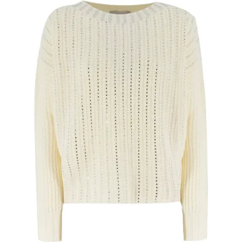 Glitzernder Strickpullover , Damen, Größe: S - Ermanno Scervino - Modalova