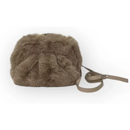 Mini Fur Bag , female, Sizes: ONE SIZE - THEMOIRè - Modalova