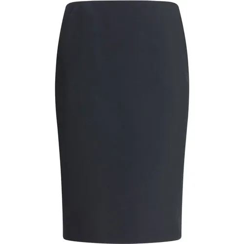 Pencil Skirts, female, , Size: S Techno scuba pencil skirt - Giorgio Armani - Modalova