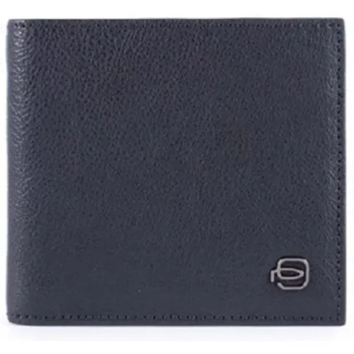 Leather Wallet with Dollar Clip , male, Sizes: ONE SIZE - Piquadro - Modalova