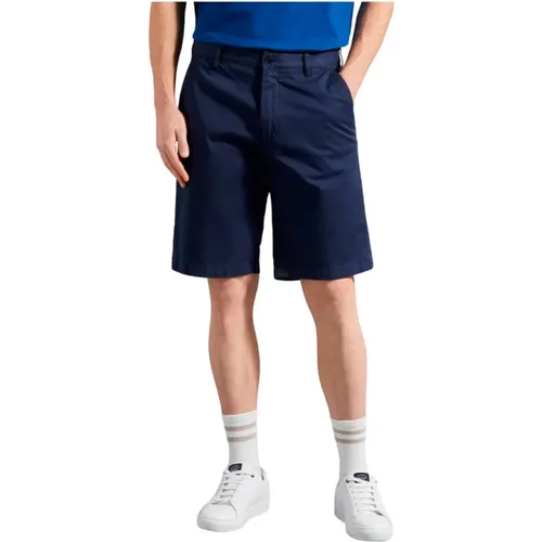 Stretch Cotton Bermuda Shorts , male, Sizes: 2XL, 3XL, L, XL, M, S - PAUL & SHARK - Modalova