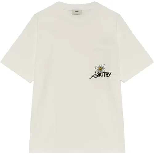 T-Shirts, female, , Size: S Edelweiss Pocket Graphic Tee - Autry - Modalova
