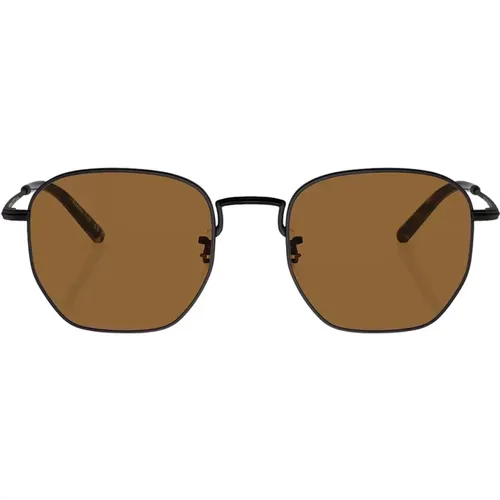 Unique Hexagonal Sunglasses with Custom Details , unisex, Sizes: 51 MM - Oliver Peoples - Modalova