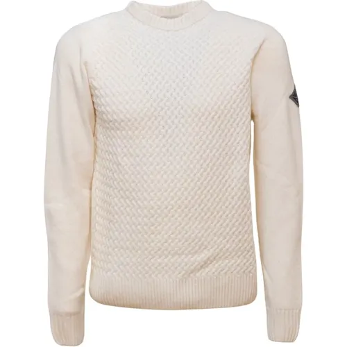 Crewneck Wool & Cashmere Sweater , male, Sizes: 2XL, XL - Roy Roger's - Modalova