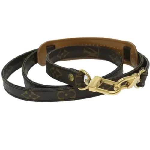 Pre-owned Canvas belts , female, Sizes: ONE SIZE - Louis Vuitton Vintage - Modalova