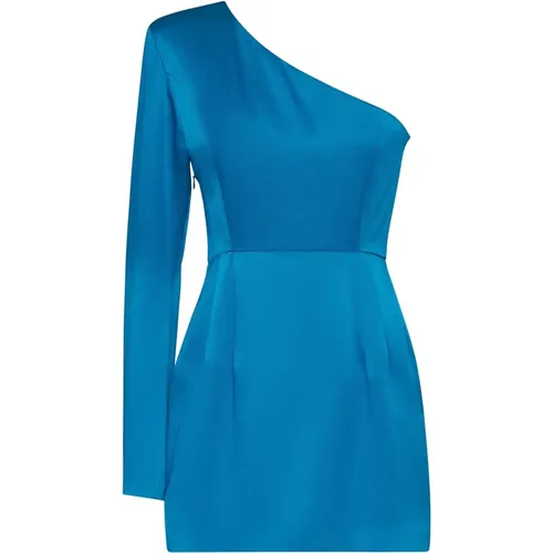 One-shoulder Mini Dress in Lemon , female, Sizes: XS - MVP wardrobe - Modalova