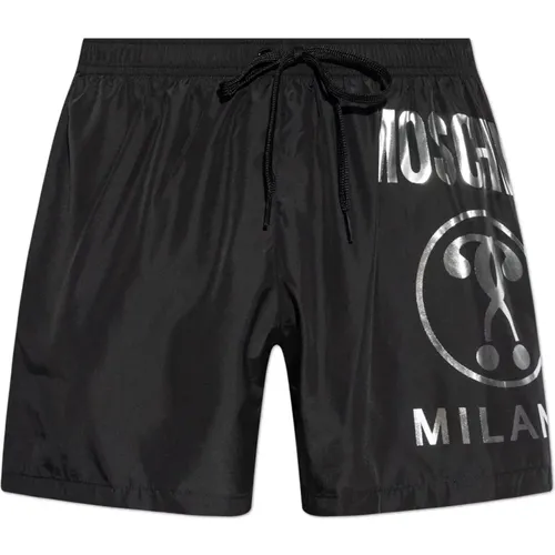 Beachwear, male, , Size: XS Swim shorts - Moschino - Modalova