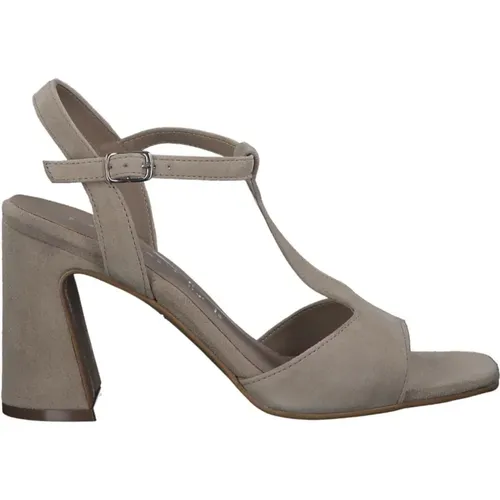 Stylish Leather High Heel Sandals , female, Sizes: 4 UK, 8 UK - tamaris - Modalova