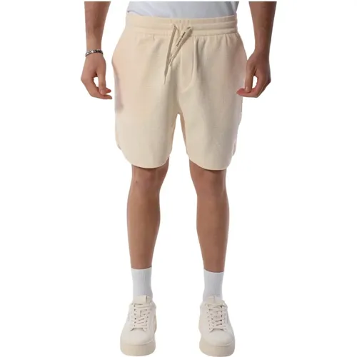 Bermuda Shorts aus Baumwolle mit Kordelzug , Herren, Größe: S - Armani Exchange - Modalova