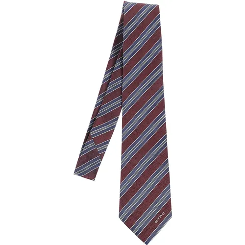 Ties, male, , Size: ONE SIZE Elegant Silk Tie for Men - ETRO - Modalova