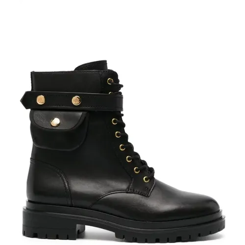 Burnished calf cammie boots , female, Sizes: 6 1/2 UK, 2 1/2 UK, 5 1/2 UK, 4 UK, 3 1/2 UK - Ralph Lauren - Modalova