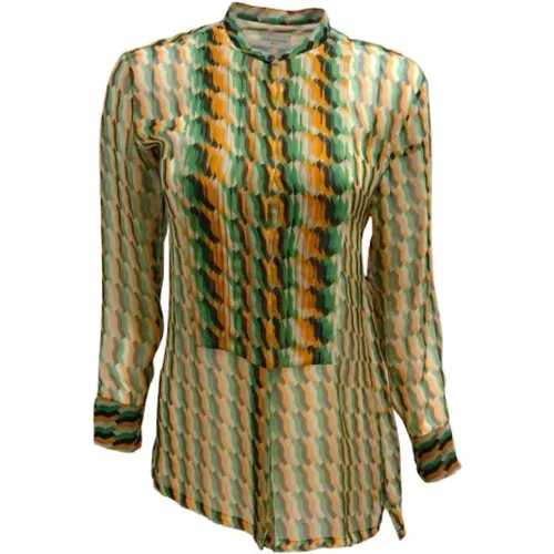 Pre-owned Tops, female, , Size: 2XS Pre-owned Silk tops - Dries van Noten Pre-owned - Modalova