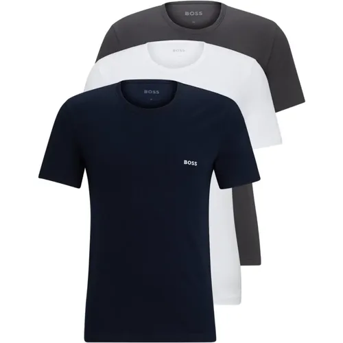 Classic Cotton T-Shirts Pack , male, Sizes: S, M, XL, L, 2XL - Hugo Boss - Modalova