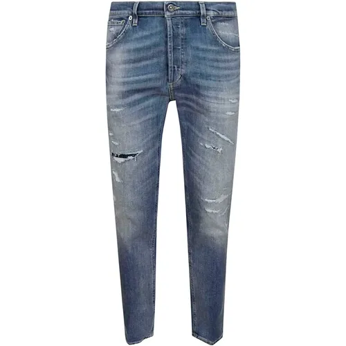 Cool Touch Carrot Fit Jeans , Herren, Größe: W32 - Dondup - Modalova