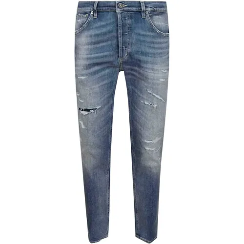 Cool Touch Carrot Fit Jeans , Herren, Größe: W34 - Dondup - Modalova