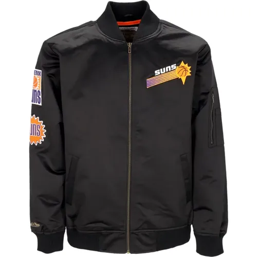 NBA Phoenix Suns Bomber Jacke , Herren, Größe: L - Mitchell & Ness - Modalova