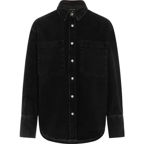 Denim Overshirt , Damen, Größe: S - Anine Bing - Modalova