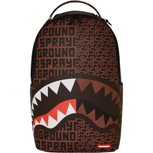 Backpacks, female, , Size: ONE SIZE City Travel Backpack with Shark Design - Sprayground - Modalova