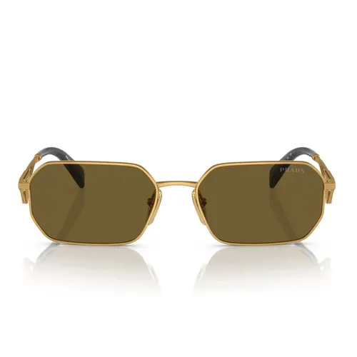 Womens Sunglasses with Irregular Front and Geometric Arms , female, Sizes: 58 MM - Prada - Modalova
