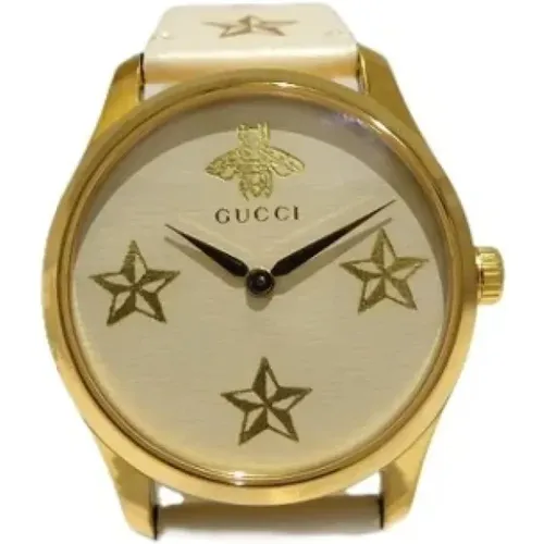 Pre-owned Watches, female, , Size: ONE SIZE Pre-owned Stainless Steel watches - Gucci Vintage - Modalova