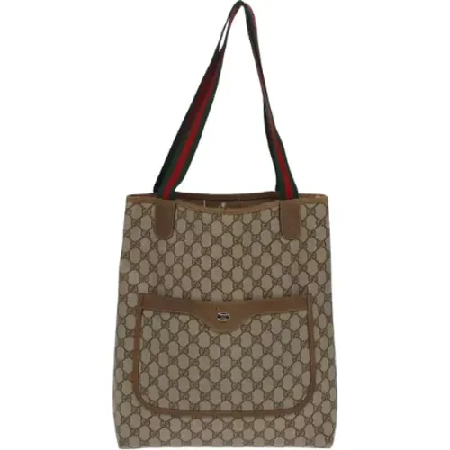 Pre-owned Tote Bags, female, , Size: ONE SIZE Pre-owned Canvas totes - Gucci Vintage - Modalova