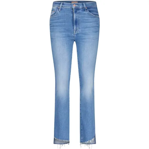 High-Waist Crop Jeans Insider , female, Sizes: W26, W30, W28 - Mother - Modalova