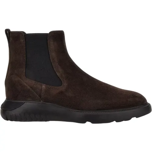 Mens Chelsea Boot - Perfect Mix of Urban Elegance and Sportiness , male, Sizes: 10 UK, 6 1/2 UK - Hogan - Modalova