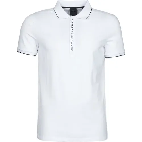 Weiße T-Shirts und Polos , Herren, Größe: XL - Armani Exchange - Modalova