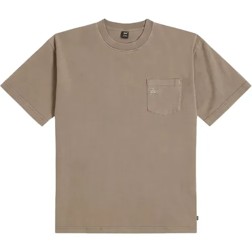 Einfaches Taschen-T-Shirt , Herren, Größe: XL - Patta - Modalova
