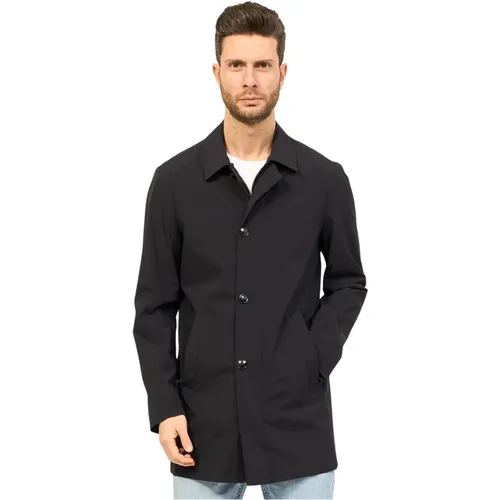 Waterproof Cotton Jacket , male, Sizes: L - Bugatti - Modalova