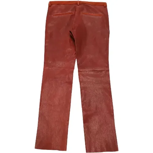 Leather Slim Fit Pants , female, Sizes: S - Isabel Marant Pre-owned - Modalova