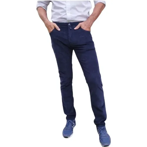 Corduroy Slim Fit Hose , Herren, Größe: W29 - Jacob Cohën - Modalova