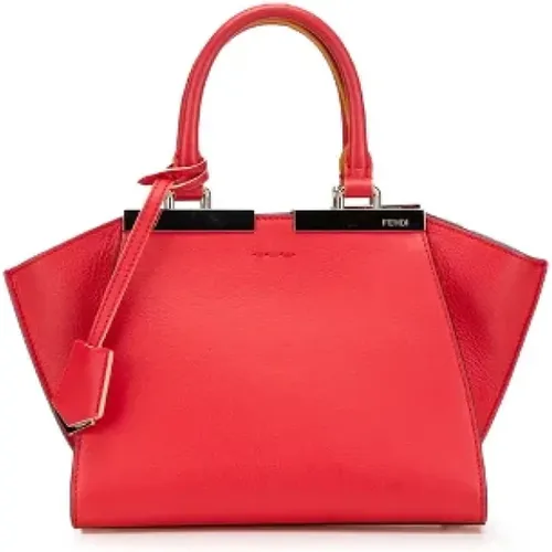 Pre-owned Handbags, female, , Size: ONE SIZE Pre-owned Leather Handbag - Fendi Vintage - Modalova