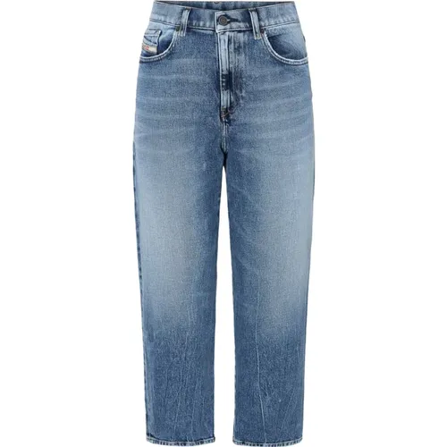 Blaue Gewaschene Denim Jeans , Damen, Größe: W25 - Diesel - Modalova