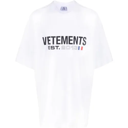 T-Shirts, male, , Size: M T-shirts and Polos - Vetements - Modalova