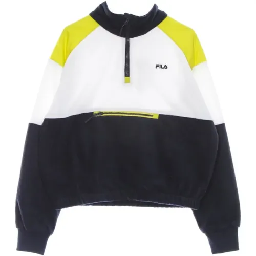 High Neck-Sweatshirt Yvonne Halb-Zip-Fleece-Hemd , Damen, Größe: XS - Fila - Modalova