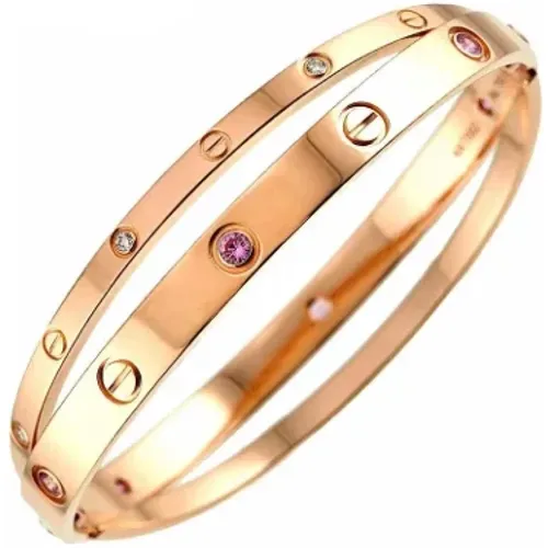 Pre-owned Jewellery, female, , Size: ONE SIZE Pre-owned Rose Gold bracelets - Cartier Vintage - Modalova