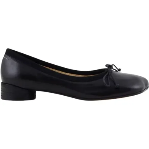 Leather Ballerinas Shoes , female, Sizes: 8 UK, 4 1/2 UK, 7 UK, 5 1/2 UK - MM6 Maison Margiela - Modalova