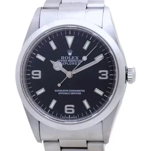 Pre-owned Stainless Steel watches , male, Sizes: ONE SIZE - Rolex Vintage - Modalova