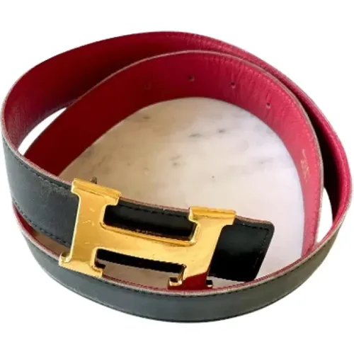 Pre-owned Belts, female, , Size: ONE SIZE Pre-owned Leather belts - Hermès Vintage - Modalova