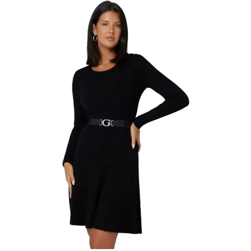 Kurzes Kleid , Damen, Größe: L - Guess - Modalova