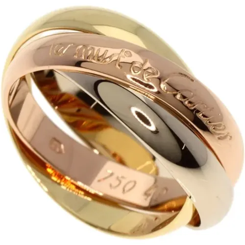 Pre-owned Gold rings , female, Sizes: ONE SIZE - Cartier Vintage - Modalova