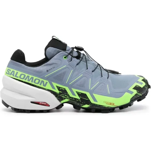 Green Waterproof Sneakers , male, Sizes: 10 UK, 11 UK, 10 1/2 UK - Salomon - Modalova