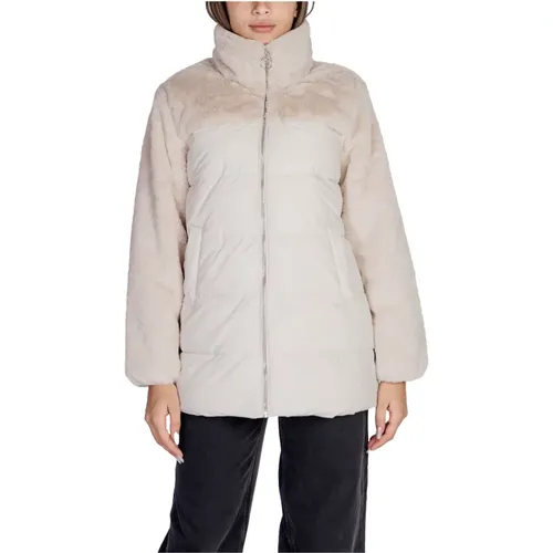 Pelz Puffer Mix Mantel für Frauen - Only - Modalova