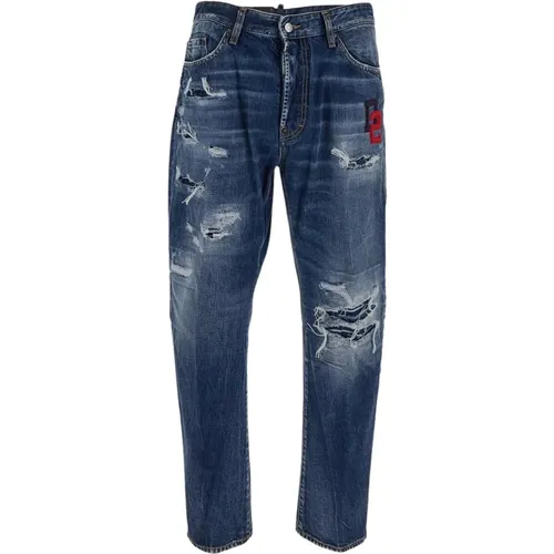Stylische Straight Jeans für Männer - Dsquared2 - Modalova
