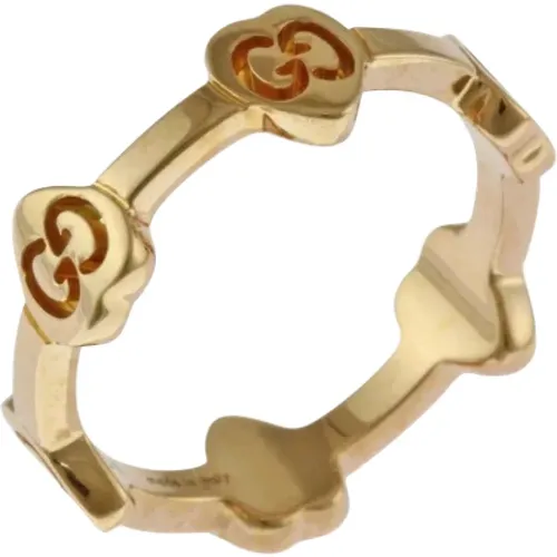 Pre-owned Jewellery, female, , Size: ONE SIZE Pre-owned Rose Gold rings - Gucci Vintage - Modalova