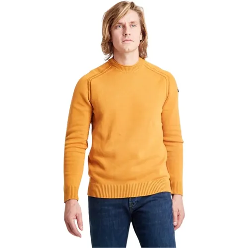 Plain Cotton Crewneck Sweater , male, Sizes: XL - RRD - Modalova
