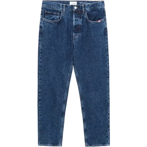 Straight Denim Jeans Autumn/Winter , male, Sizes: W29, W28, W36, W32, W34 - Amish - Modalova