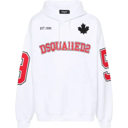 Hoodies Felpa 100 , male, Sizes: M - Dsquared2 - Modalova